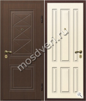 Входная утепленная дверь с терморазрывом в квартиру МДФ - купить от производителя Мосдвери Входная утепленная дверь с терморазрывом в квартиру МДФ